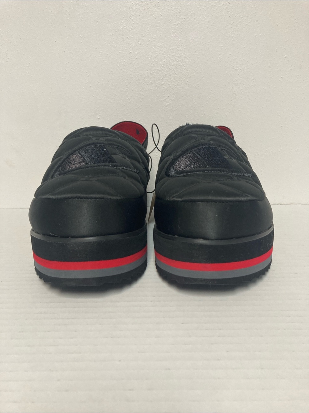 Champion Hot Stuff Platform Slippers Women’s Size 7 Lux Black Slingback - Picture 6 of 13